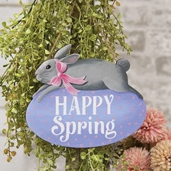 Bed skirts with a flannel material for a cozy winter optionHappy Spring Bunny on Egg Hanger Bed skirts with a flannel material for a cozy winter optionHappy Spring Bunny on Egg Hanger