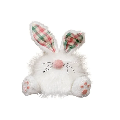 Bed skirts with a modern minimalist designEaster Plaid Fuzzy Gnome Bunny