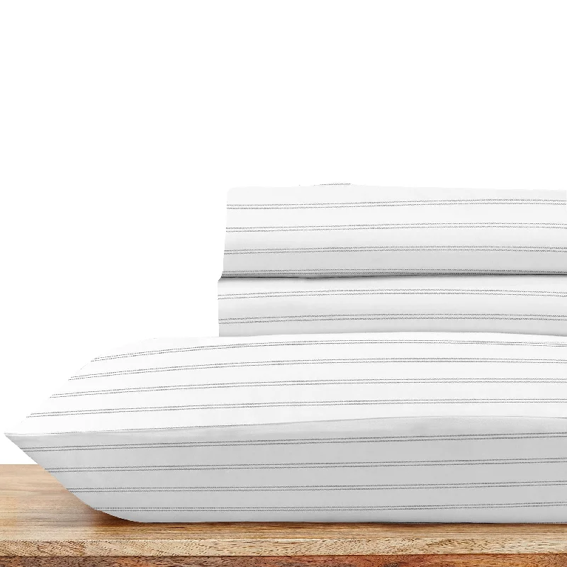 Twin - Size Sheet Sets with a Pillow ProtectorSheet Set - 100% Cotton Sateen - Everyday Soft