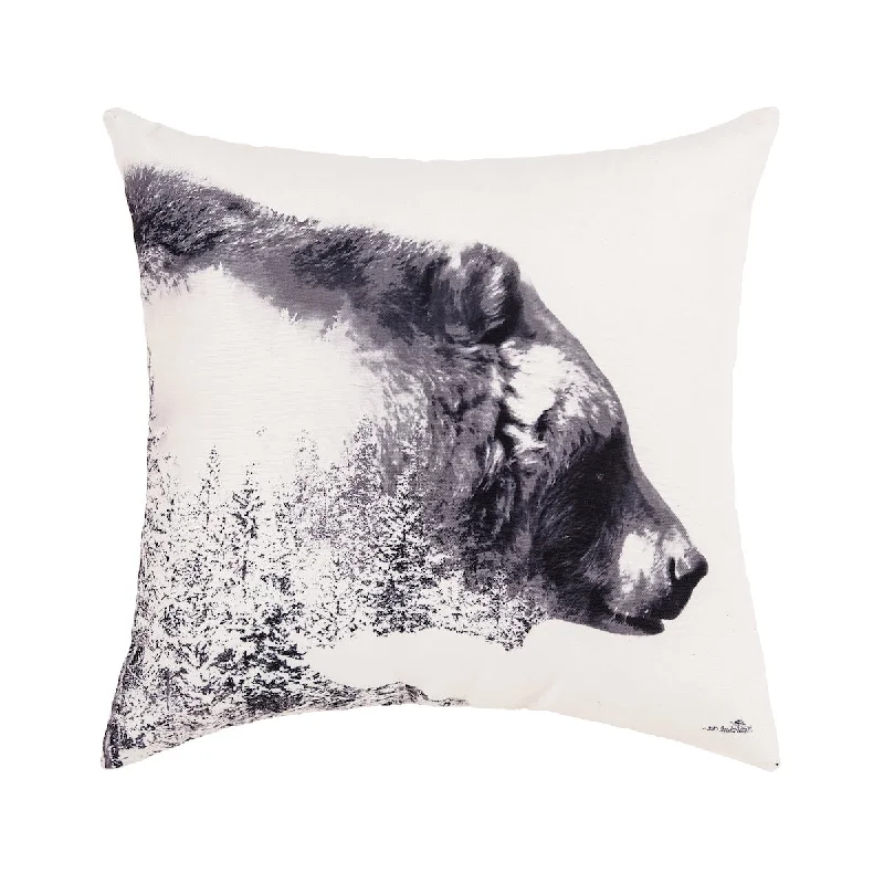 Velvet Pillows for a Touch of EleganceBear Forest Pillow