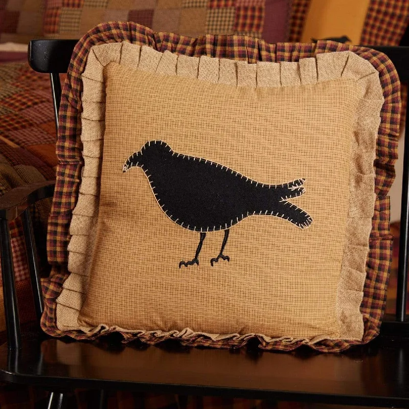 Bolster Pillows for Sofa DecorationHeritage Farms Primitive Crow Pillow