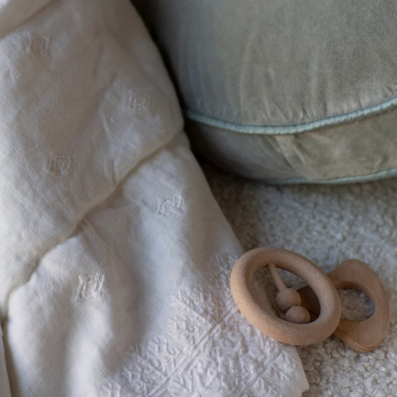 Organic linen breathable summer throws​Ines Baby Blanket