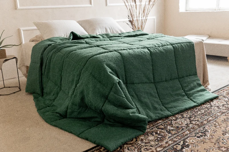 Memory foam weighted relaxation blanketsQueen - size blankets for standard - sized bedsThick Natural HEMP Linen Comforter Green Blanket Duvet Insert Hemp filler in natural linen fabric Full Twin Queen King Custom size Memory foam weighted relaxation blanketsQueen - size blankets for standard - sized bedsThick Natural HEMP Linen Comforter Green Blanket Duvet Insert Hemp filler in natural linen fabric Full Twin Queen King Custom size