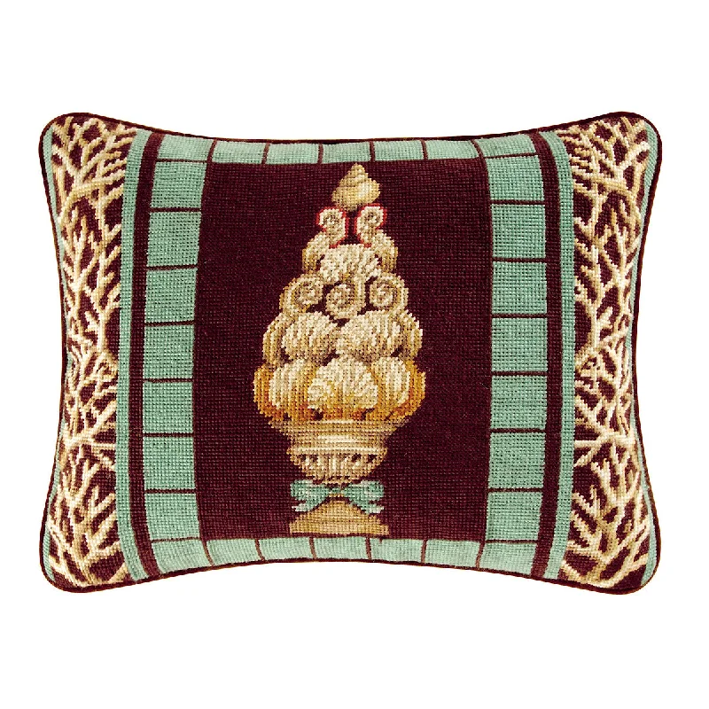 Cotton Pillows for Natural ComfortSeashell Topiary Pillow