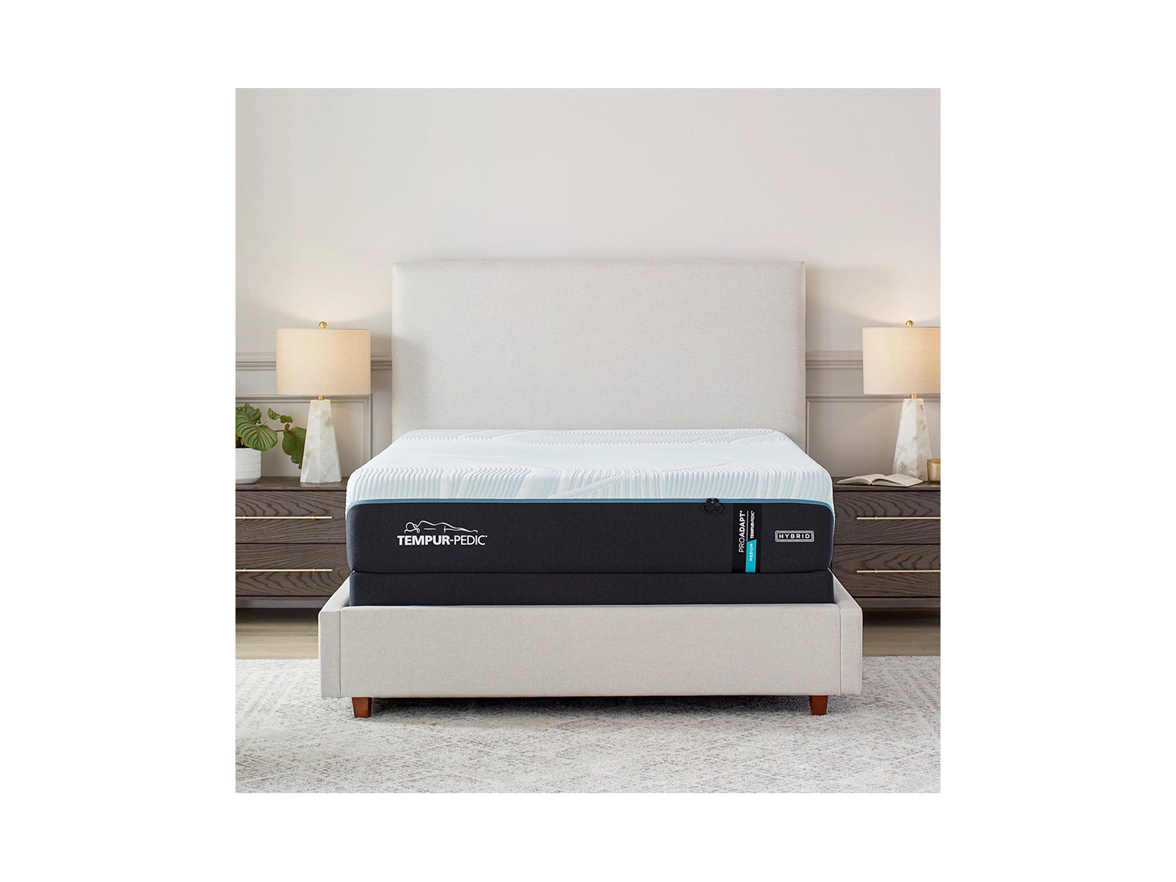 Natural latex and organic cotton blend mattressesTEMPUR-ProAdapt Medium Hybrid Queen Mattress Natural latex and organic cotton blend mattressesTEMPUR-ProAdapt Medium Hybrid Queen Mattress