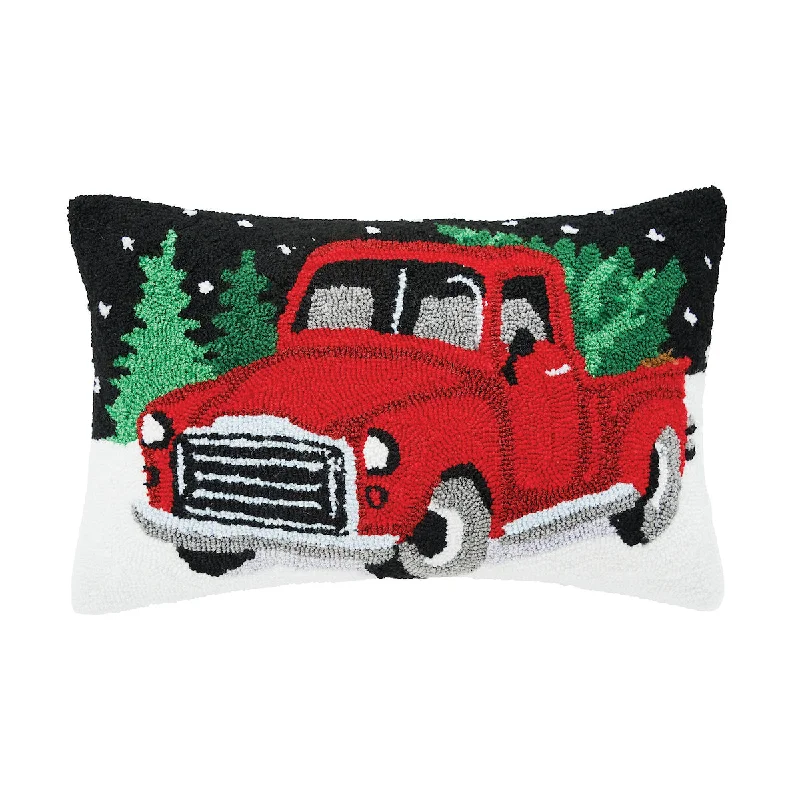 Velvet Pillows for a Touch of EleganceSnowy Truck Pillow