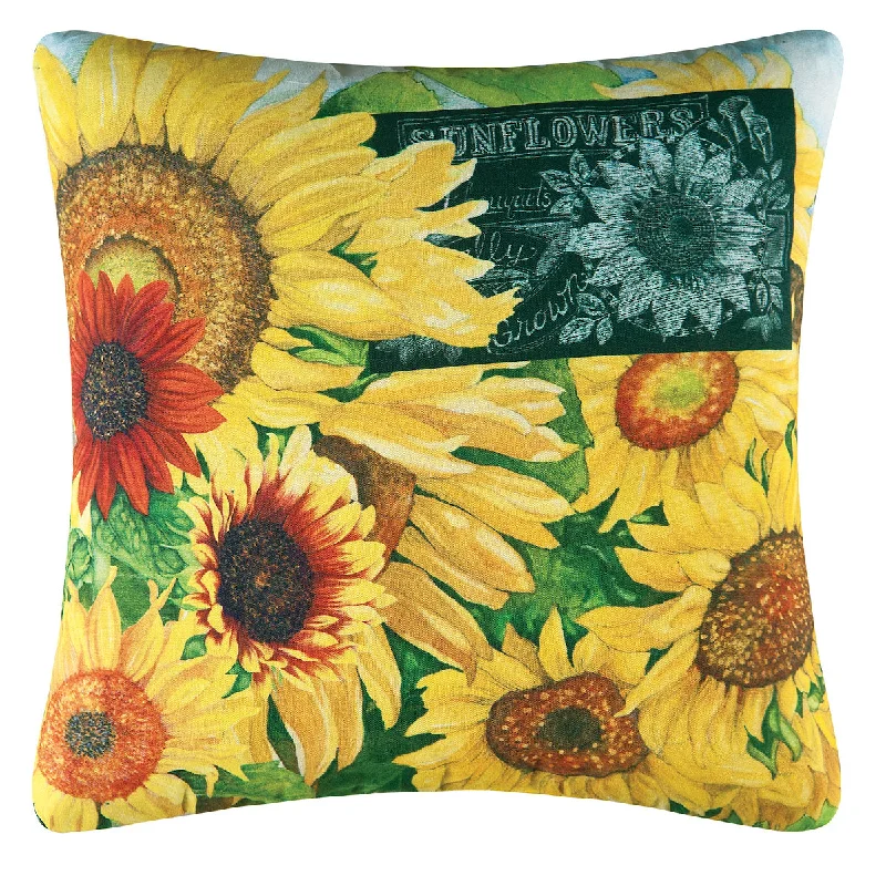 Plush Pillows for a Cozy BedSunflower Pillow