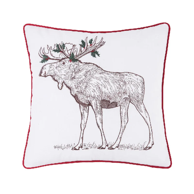Velvet Pillows for a Touch of EleganceHolly Moose Pillow