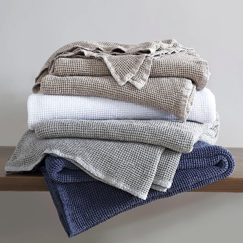 Queen - size down alternative comforter blanketsRecycled polyester blankets for an eco - conscious optionBrielle Home Darren 100% Cotton Waffle Blanket Queen - size down alternative comforter blanketsRecycled polyester blankets for an eco - conscious optionBrielle Home Darren 100% Cotton Waffle Blanket