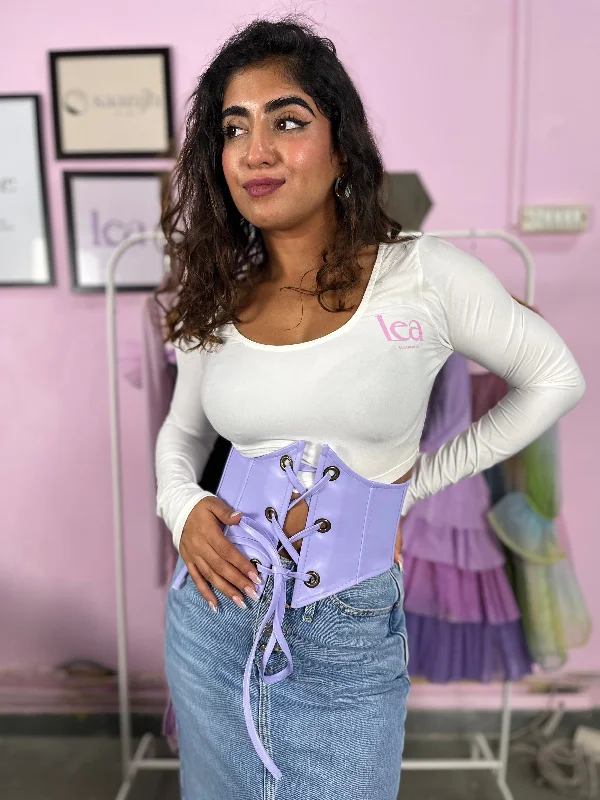 Cassidy Lavender Corset Belt