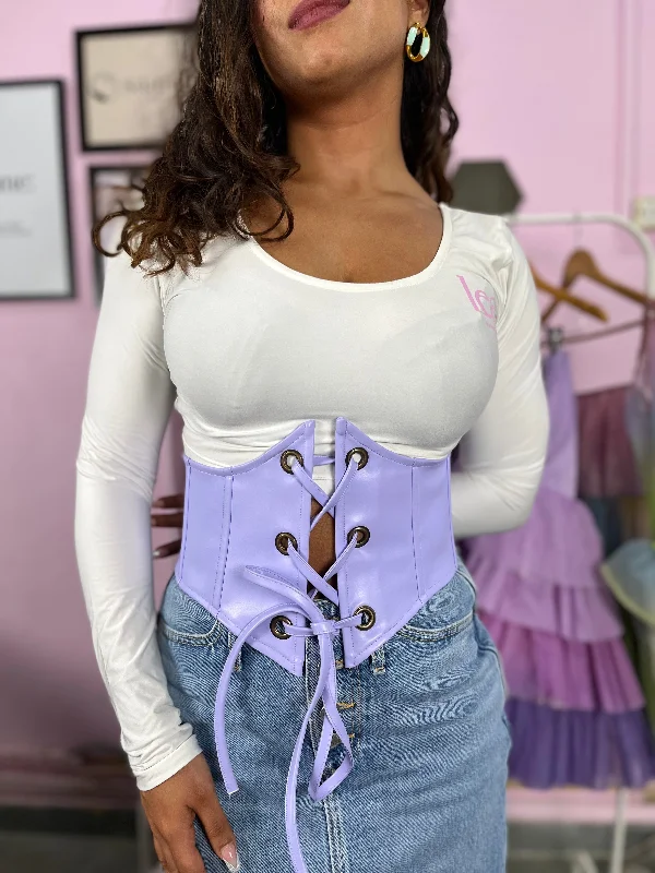 Cassidy Lavender Corset Belt