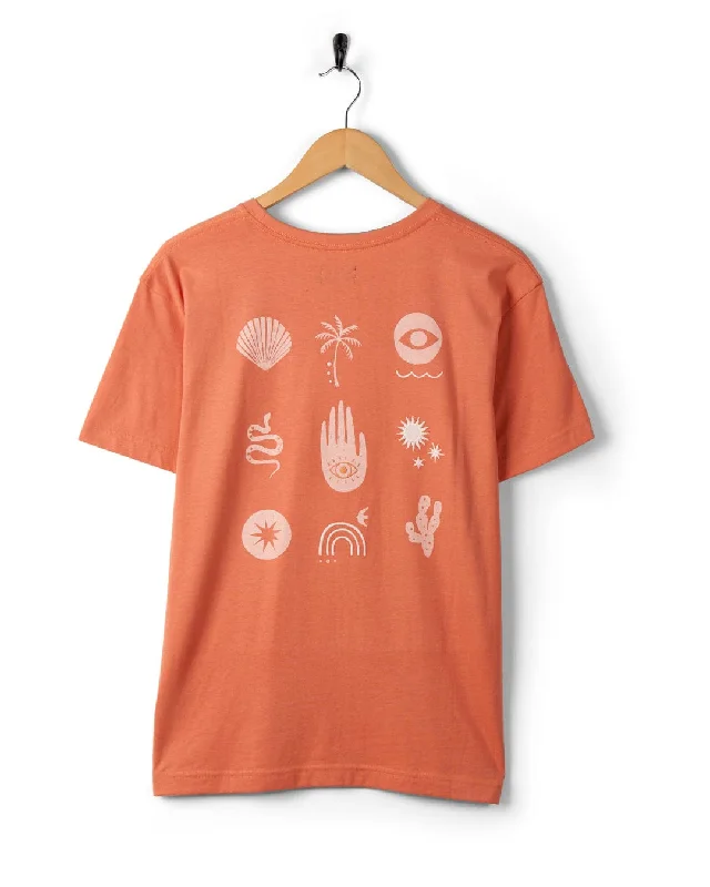 Journey - Recycled Womens Short Sleeve T-Shirt - Peach