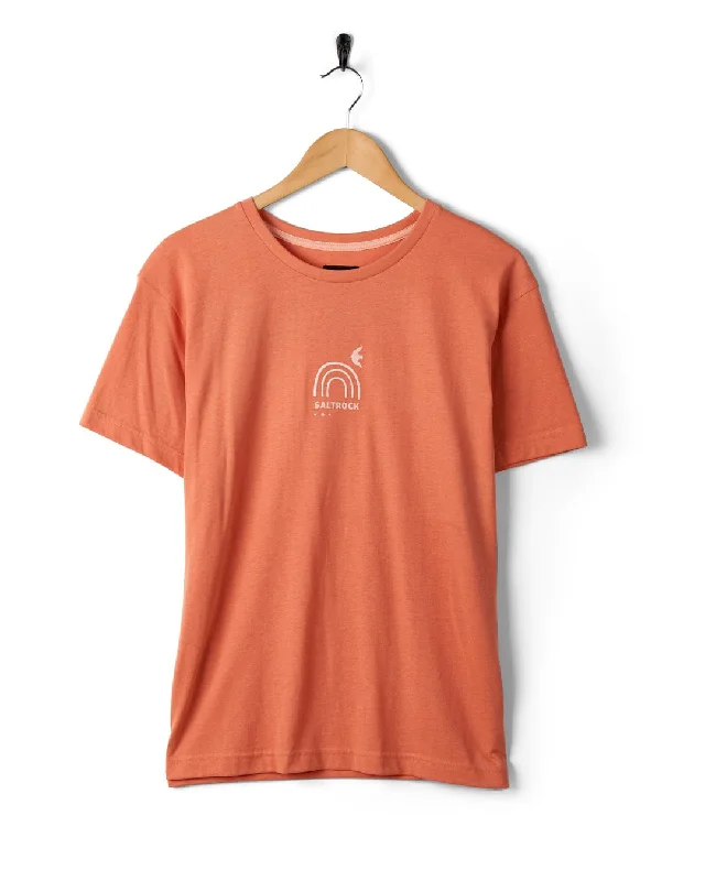 Journey - Recycled Womens Short Sleeve T-Shirt - Peach