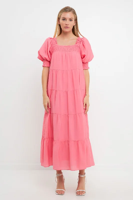 Smocked Baby Doll Maxi