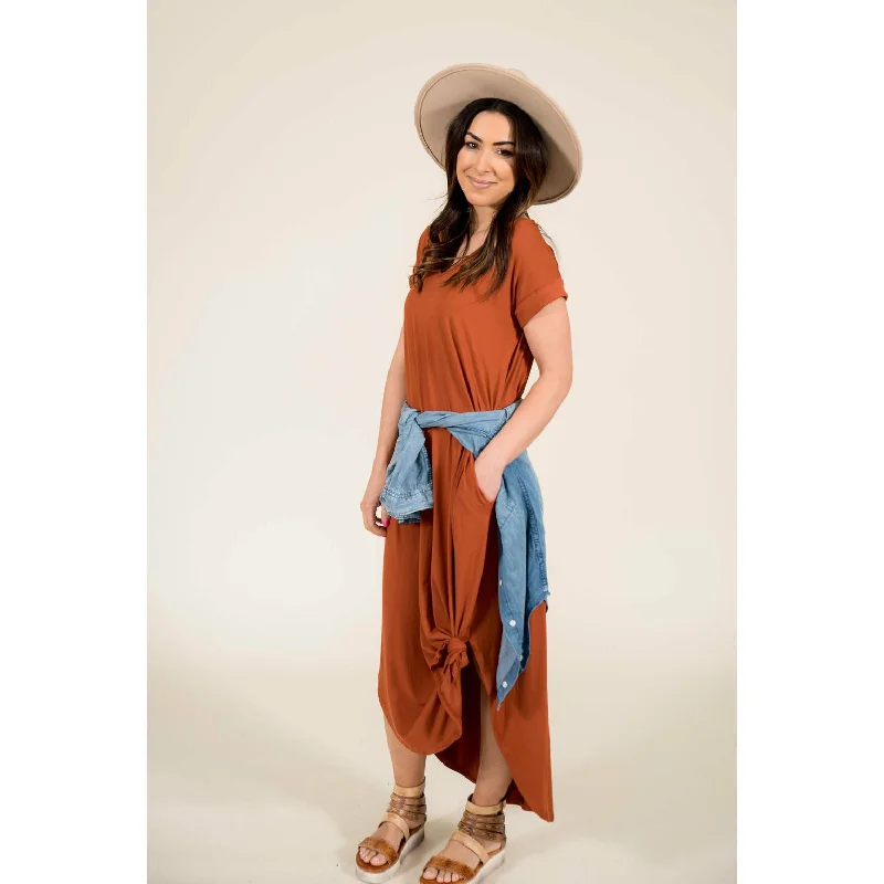 So Soft V-Neck Short Sleeve Maxi