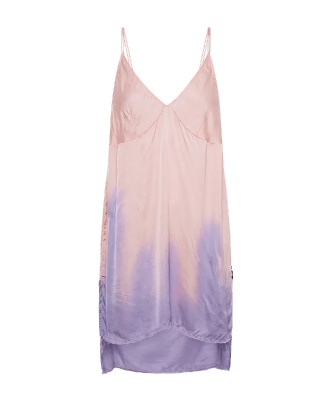 ACID CANDY DIP DYE MINI SLIP DRESS