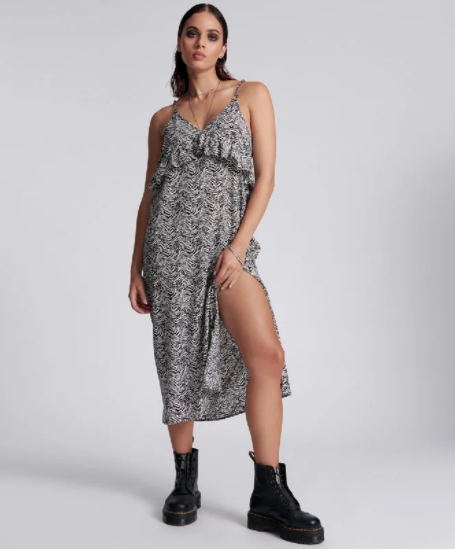 INTERFERENCE SLIP DRESS