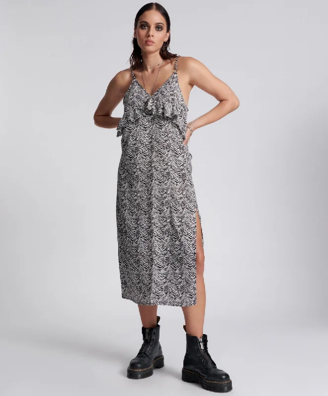 INTERFERENCE SLIP DRESS