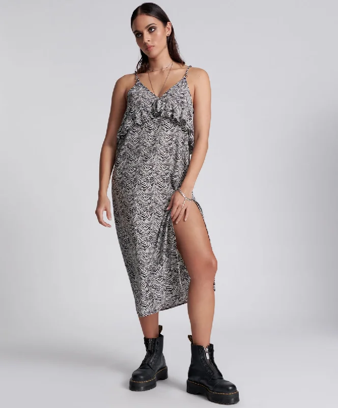 INTERFERENCE SLIP DRESS