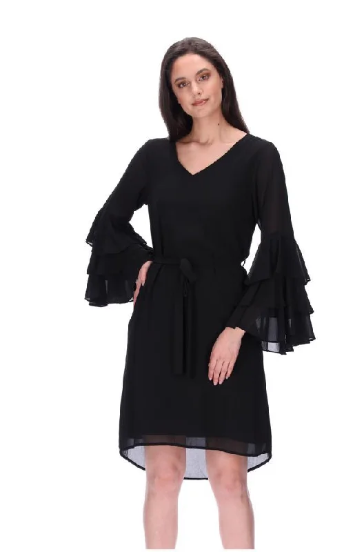 Perla Shift Dress Black