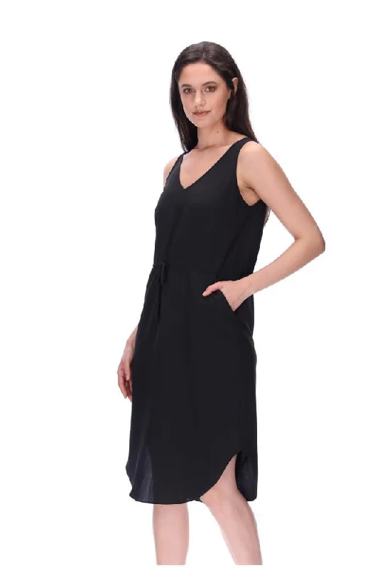 Simone Midi Dress Black