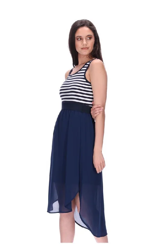 Siri Midi Dress Navy