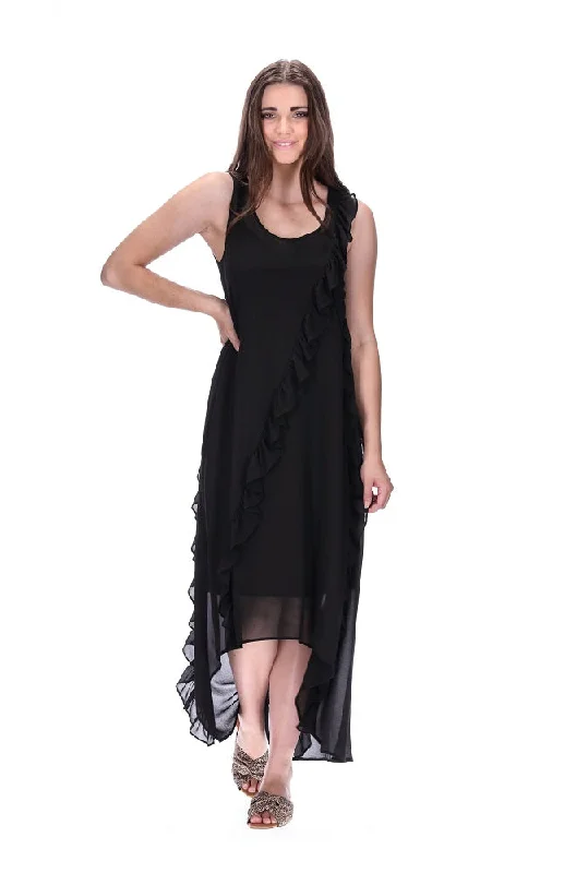 Tai Midi Dress Black