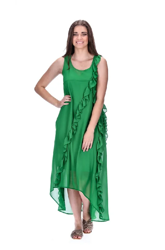 Tai Midi Dress Green