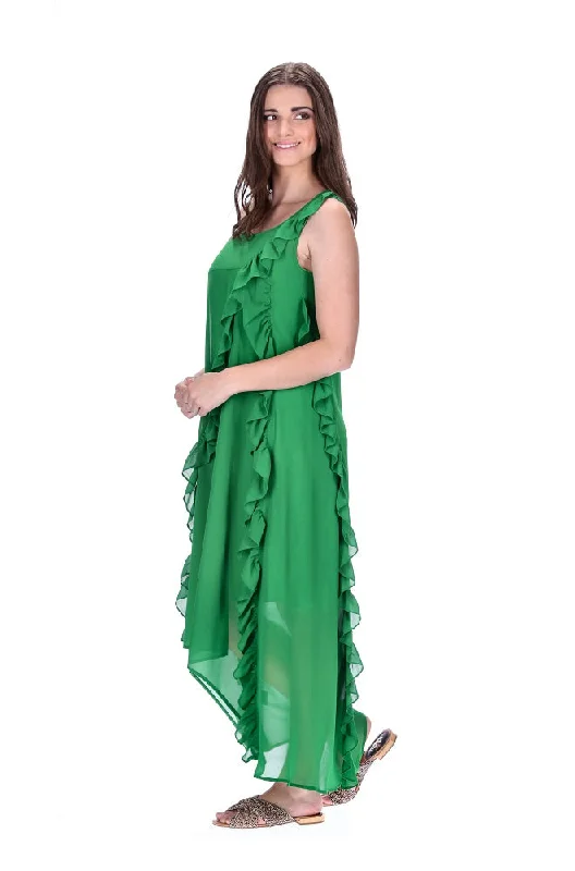 Tai Midi Dress Green