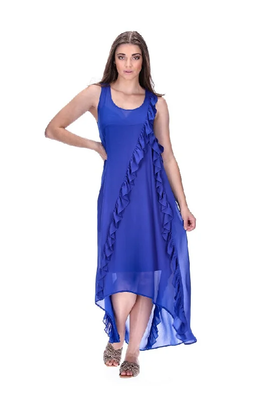 Tai Midi Dress Royal Blue