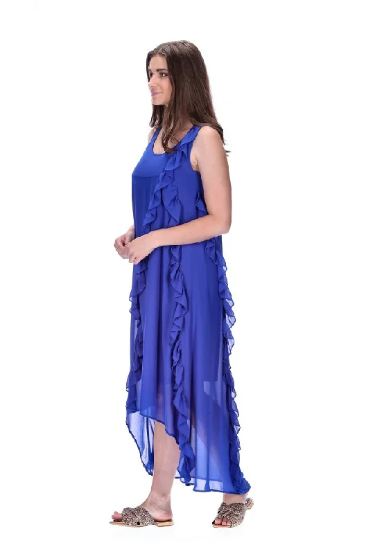 Tai Midi Dress Royal Blue