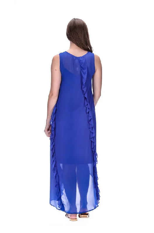 Tai Midi Dress Royal Blue