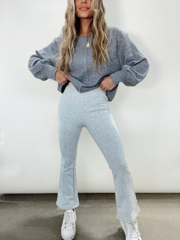 Grey Flare Sweatpant