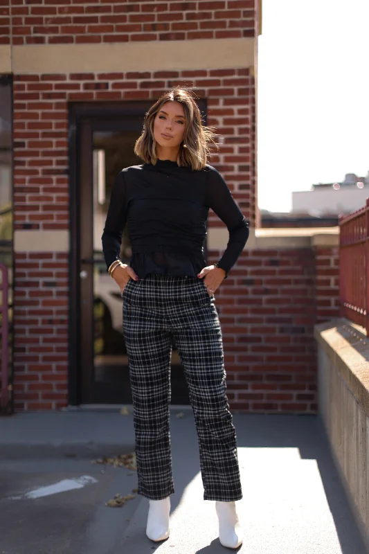 Plaid To Impress Pants