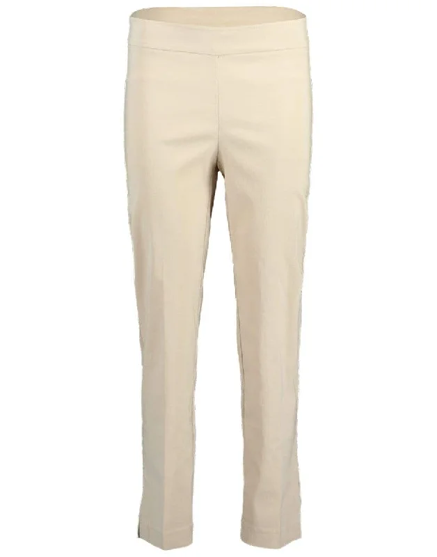 Light Beige Straight Leg Ankle Length