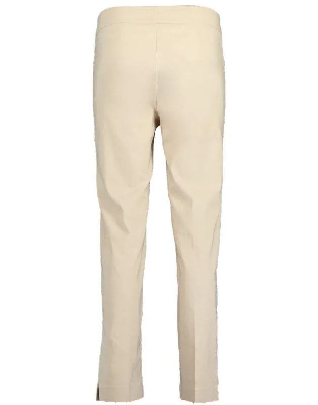 Light Beige Straight Leg Ankle Length