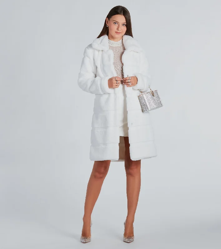 Feeling Extra Luxe Long Faux Fur Coat