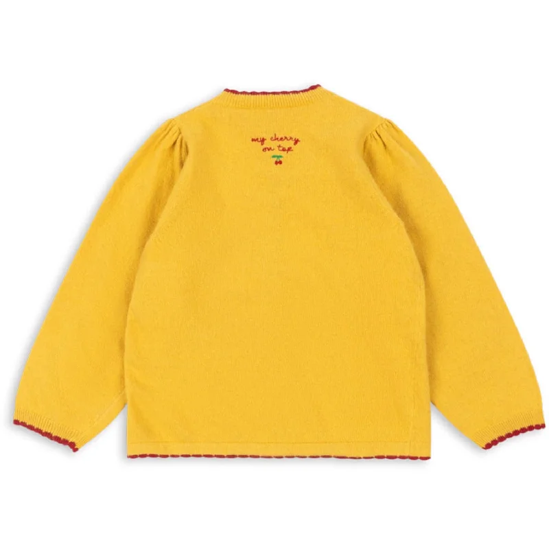 Konges Sløjd Yolk Yellow Alexa Knit Cardigan