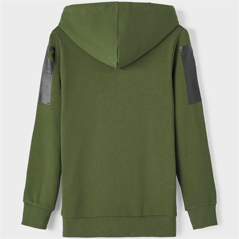 Name it Rifle Green Laske Sweat Cardigan