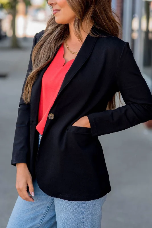 Perfect Fit Single Button Blazer