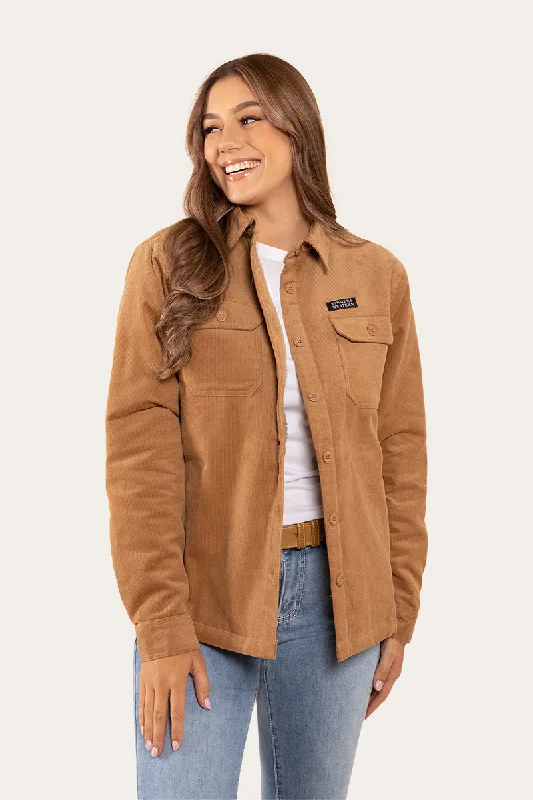 Rosewood Womens Overshirt - Tawny Brown