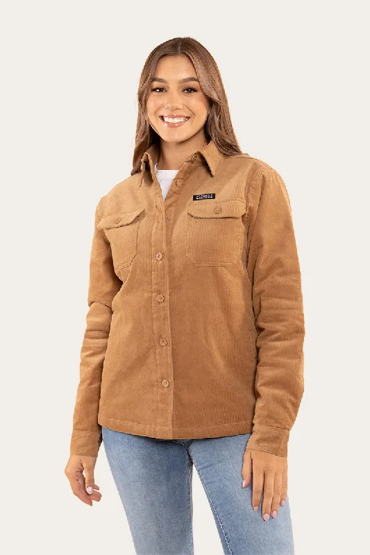 Rosewood Womens Overshirt - Tawny Brown