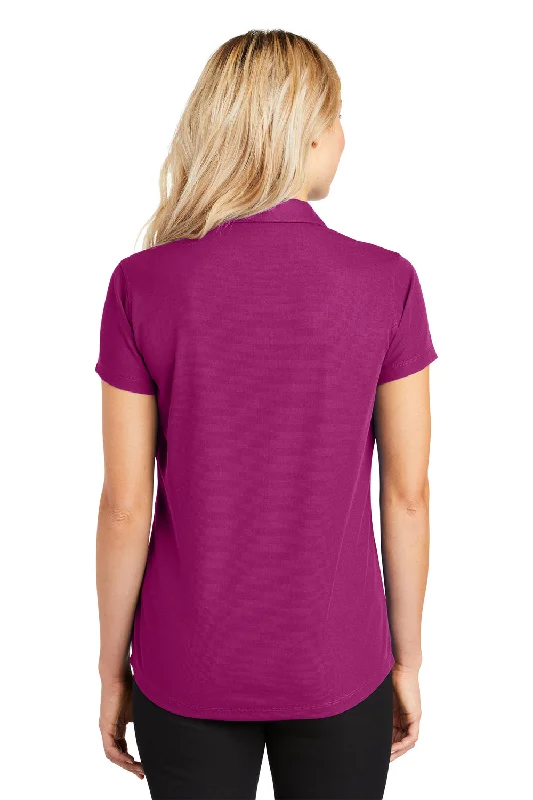 Port Authority Womens Dry Zone Moisture Wicking Short Sleeve Polo Shirt - Magenta Purple