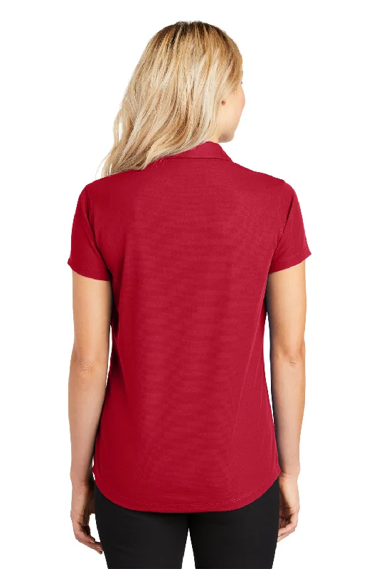 Port Authority Womens Dry Zone Moisture Wicking Short Sleeve Polo Shirt - Engine Red