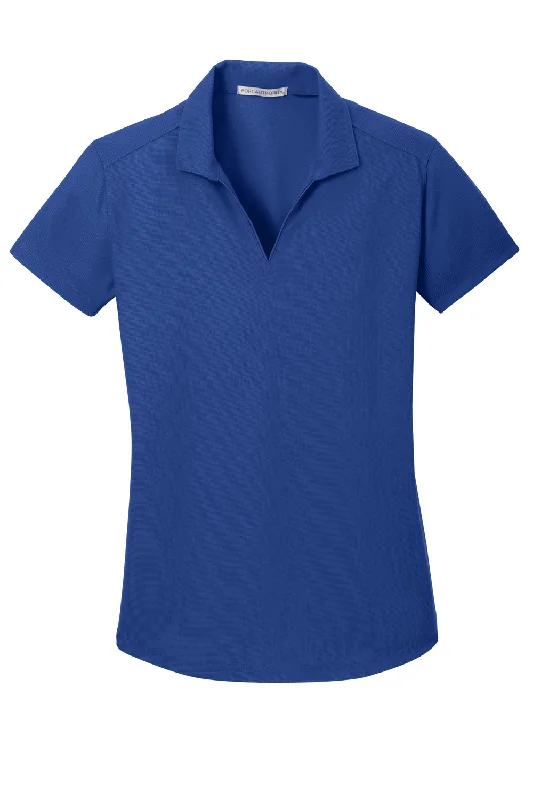 Port Authority Womens Dry Zone Moisture Wicking Short Sleeve Polo Shirt - True Royal Blue