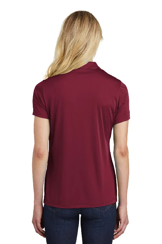 Sport-Tek Womens Competitor Moisture Wicking Short Sleeve Polo Shirt - Maroon