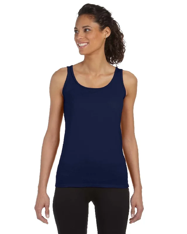 Gildan Ladies SoftStyle Tank Top | Navy