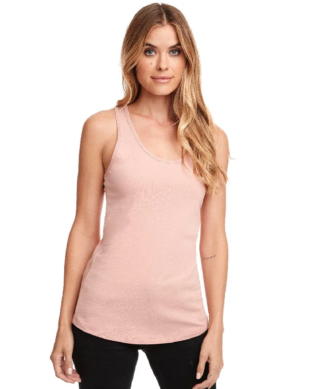 Next Level Ladies Ideal Racerback Tank | Desert Pink