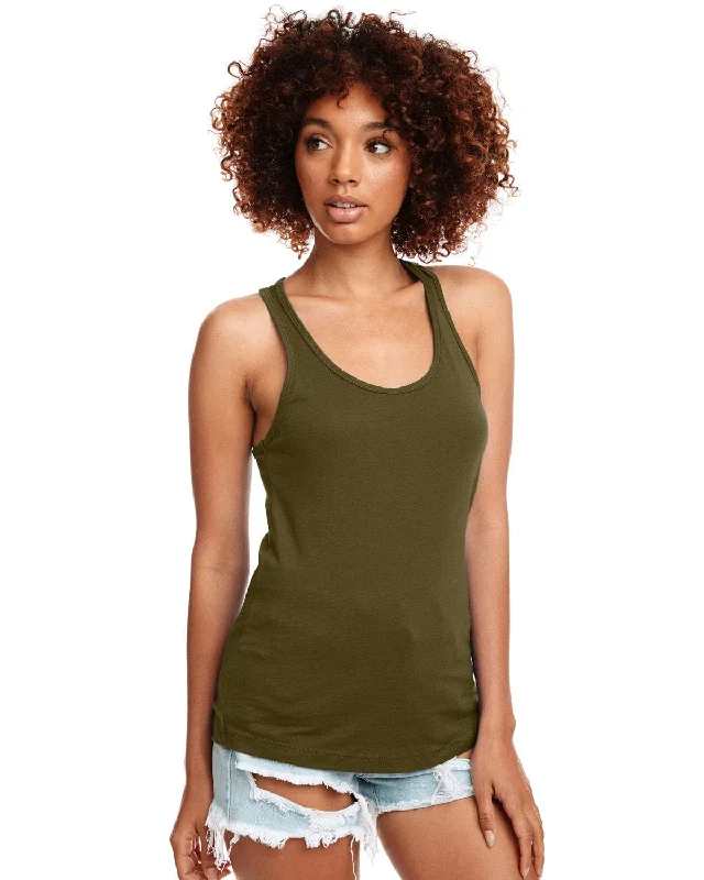 Next Level Ladies Ideal Racerback Tank | Military Green