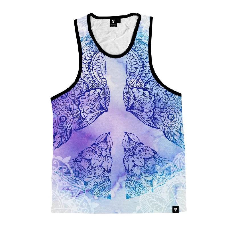 Peace Mandala Unisex Tank Top